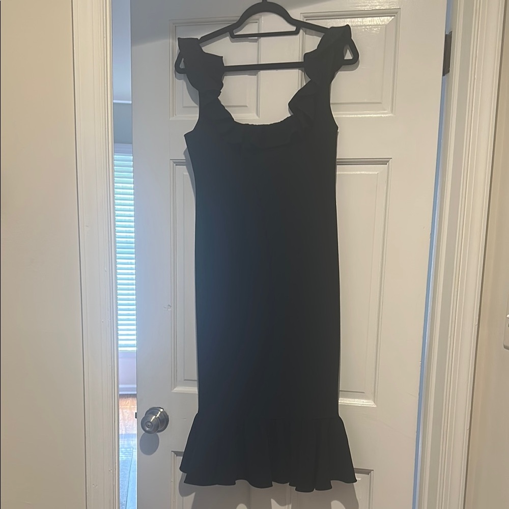 Cinq a Sept Black Opalina Dress - Picture 5 of 6